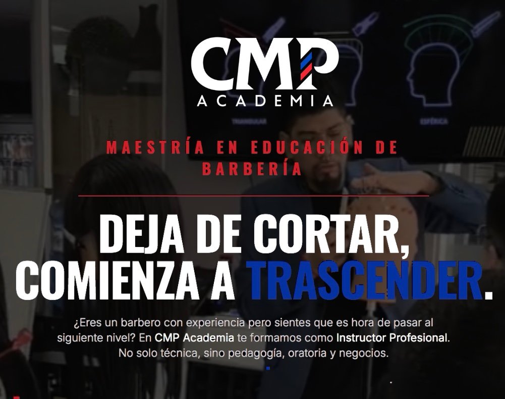 INSTRUCTOR MASTER BARBER | Matricula Inscripción